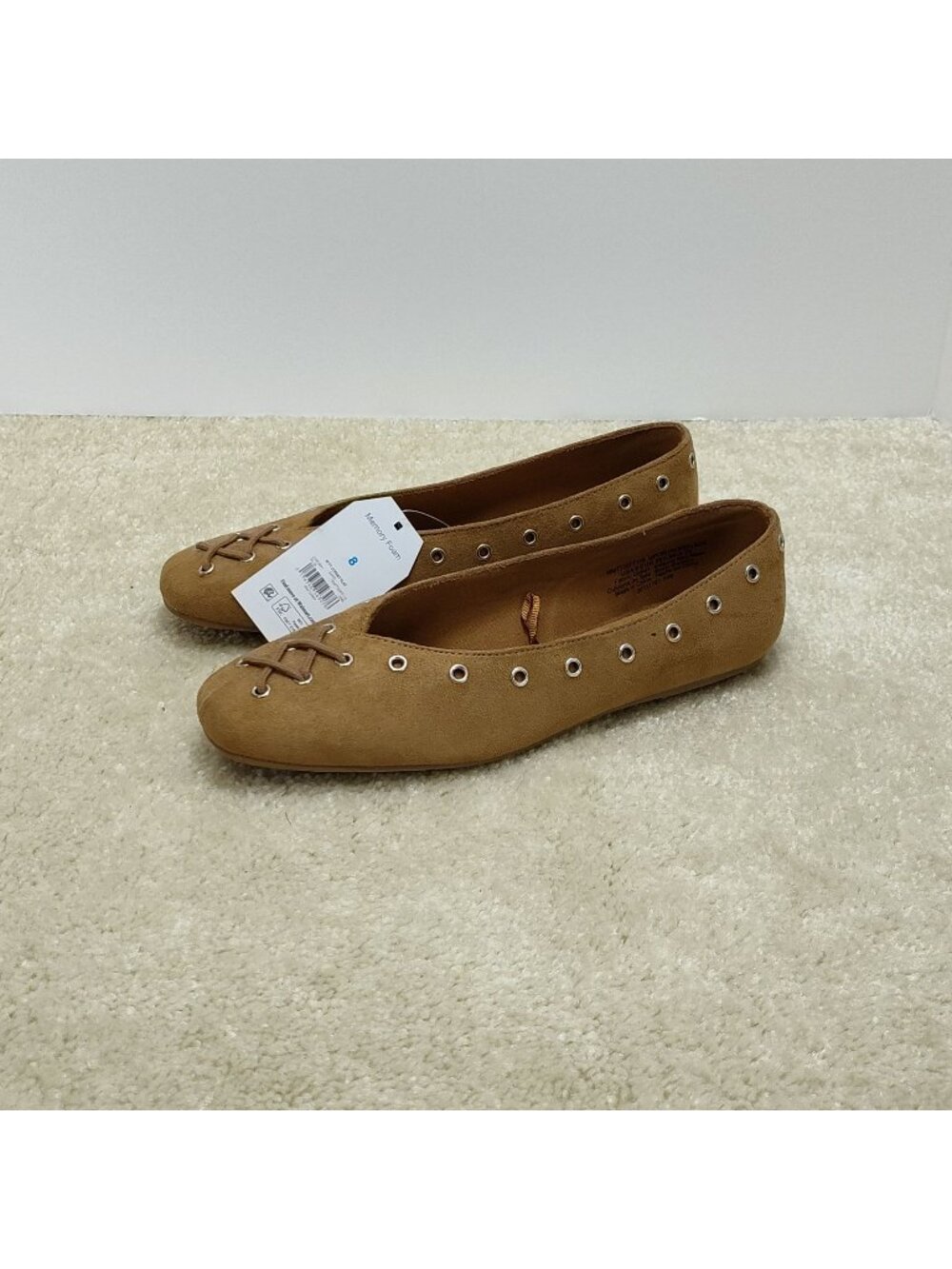 Time And Tru Corset Slip Ons Loafers Slides Flat Mules Mary Jane Casual Womens 8